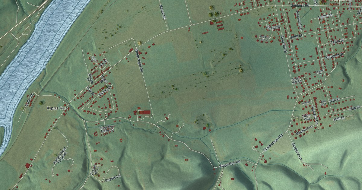 Map of Riverside, Pennsylvania in 2026