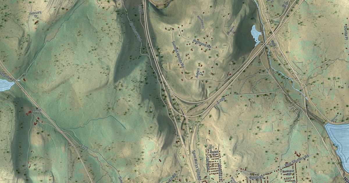 Map of Roaring Brook, Pennsylvania in 2026