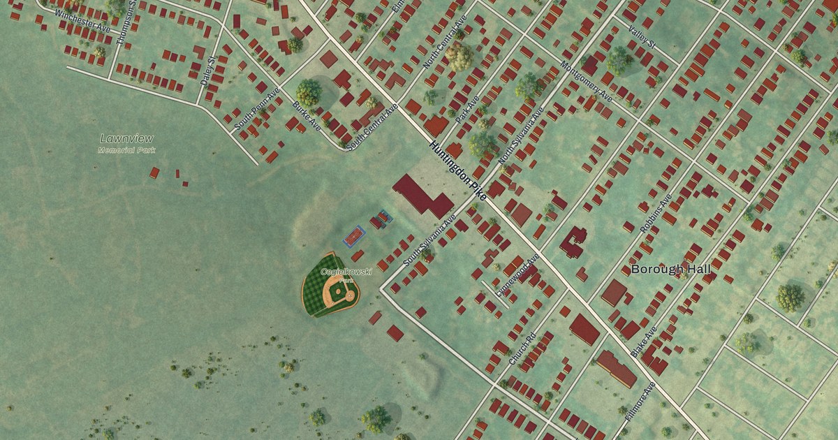 Map of Rockledge, Pennsylvania in 2026