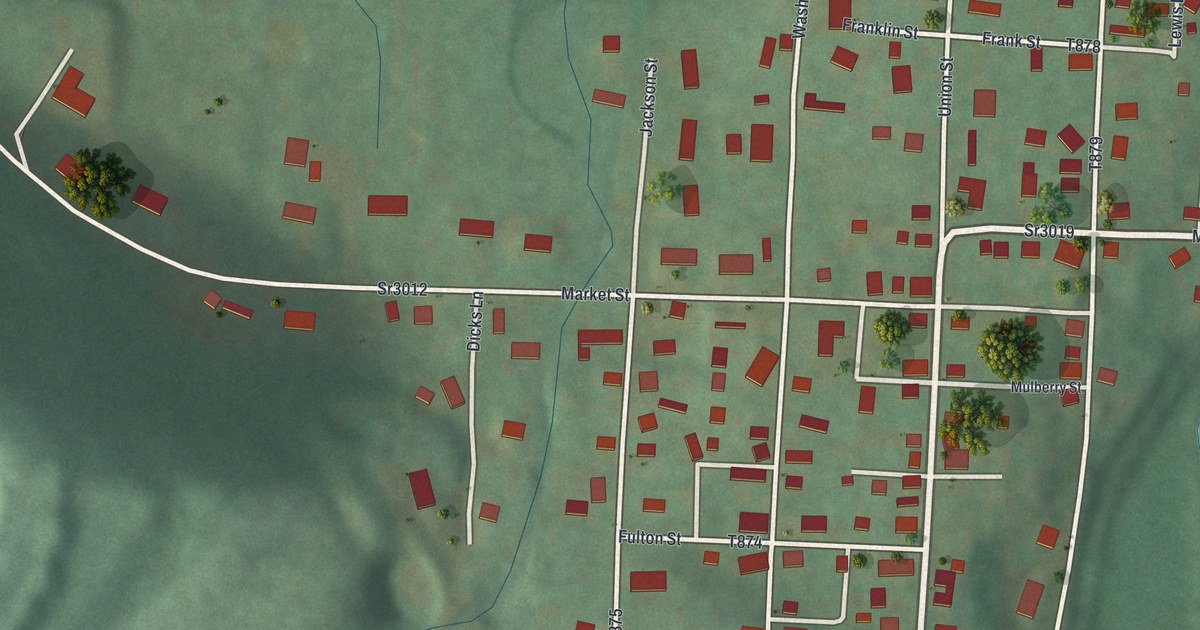 Map of Rosebud, Pennsylvania in 2026