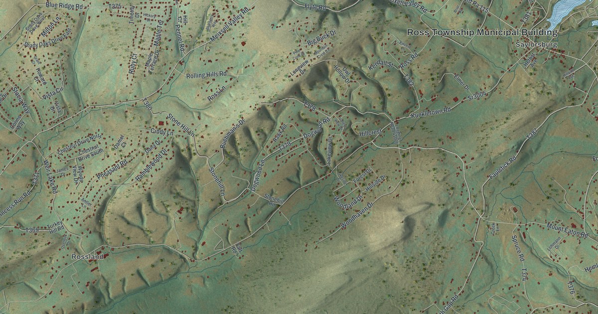 Map of Ross, Monroe County, Pennsylvania in 2026