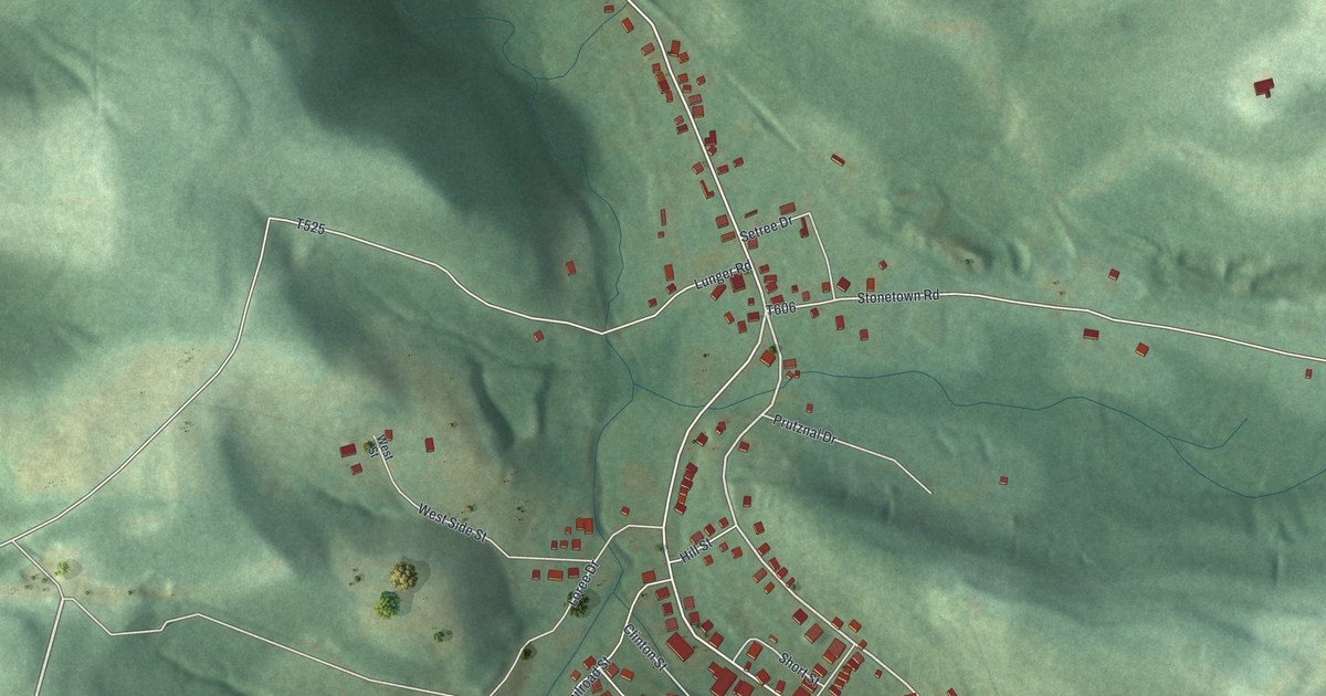 Map of Rossiter, Pennsylvania in 2026