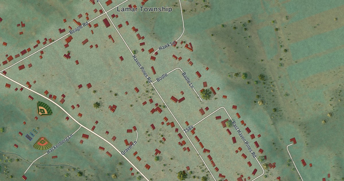 Map of Rote, Pennsylvania in 2026