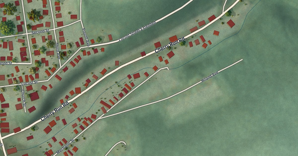 Map of Rouseville, Pennsylvania in 2026