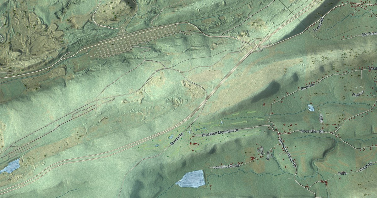 Map of Ryan, Pennsylvania in 2026