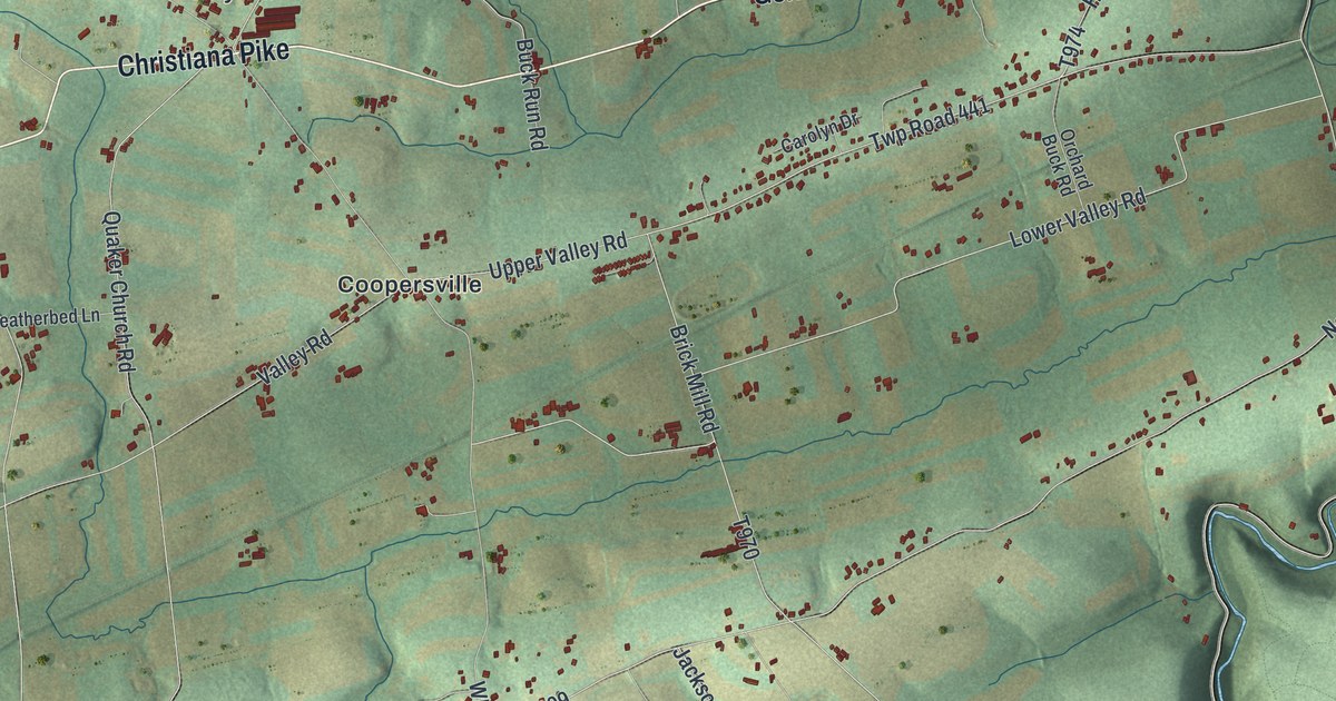 Map of Sadsbury, Lancaster County, Pennsylvania in 2026