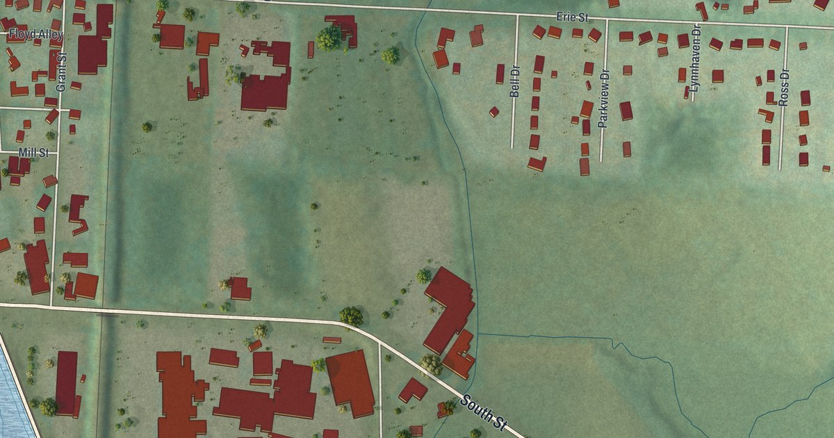 Map of Saegertown, Pennsylvania in 2026
