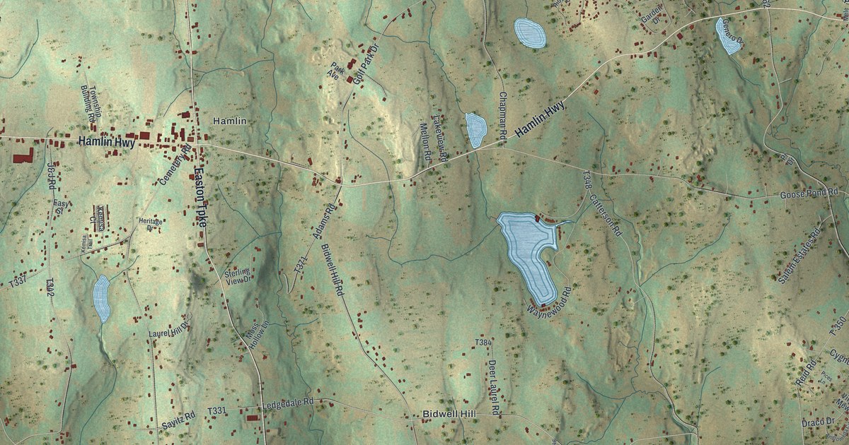 Map of Salem, Wayne County, Pennsylvania in 2026