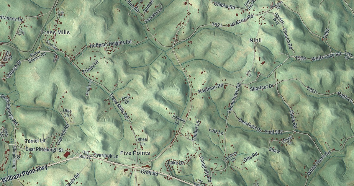 Map of Salem, Westmoreland County, Pennsylvania in 2026