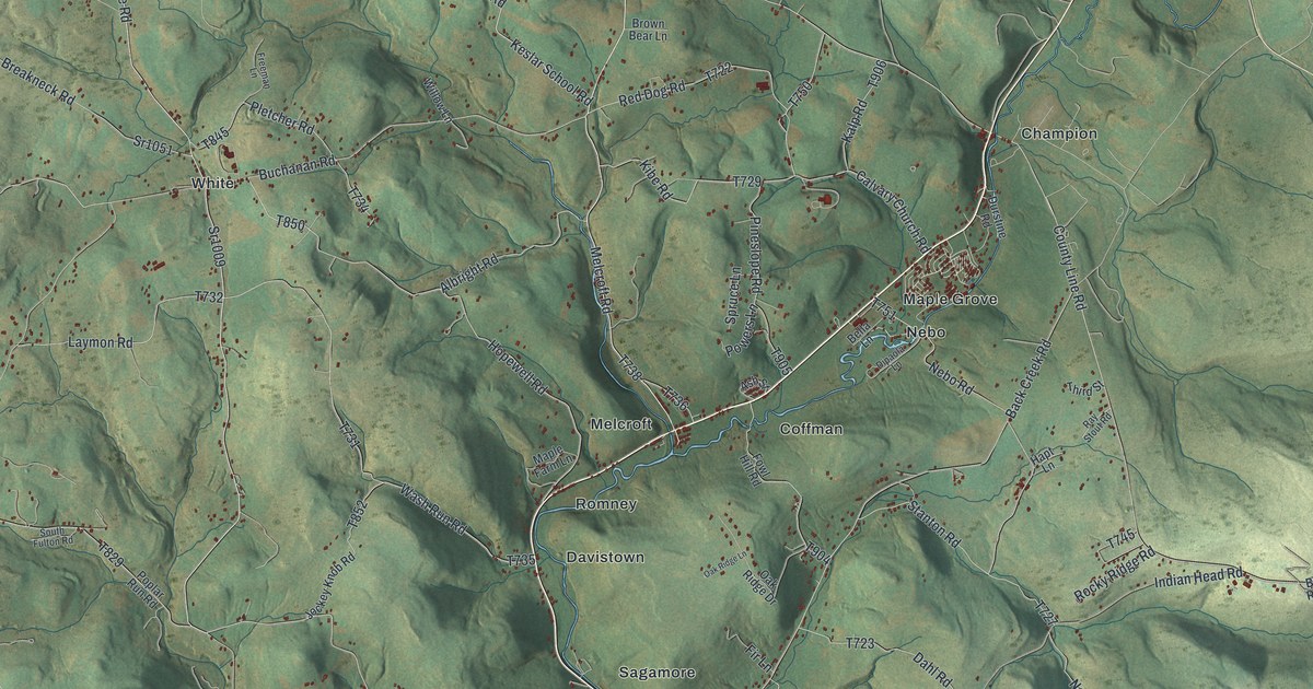 Map of Saltlick, Pennsylvania in 2026