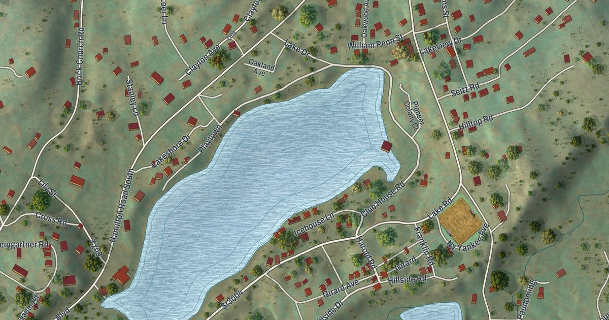 Map of Saylorsburg, Pennsylvania in 2026