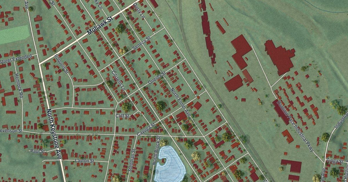 Map of Sayre, Pennsylvania in 2026