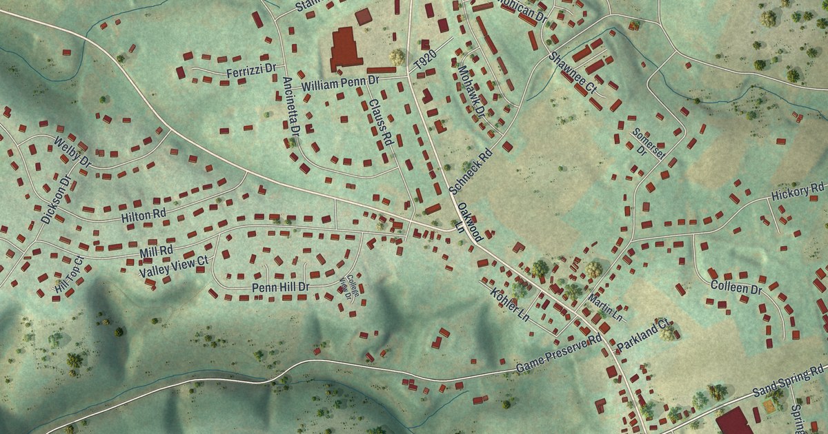 Map of Schnecksville, Pennsylvania in 2026