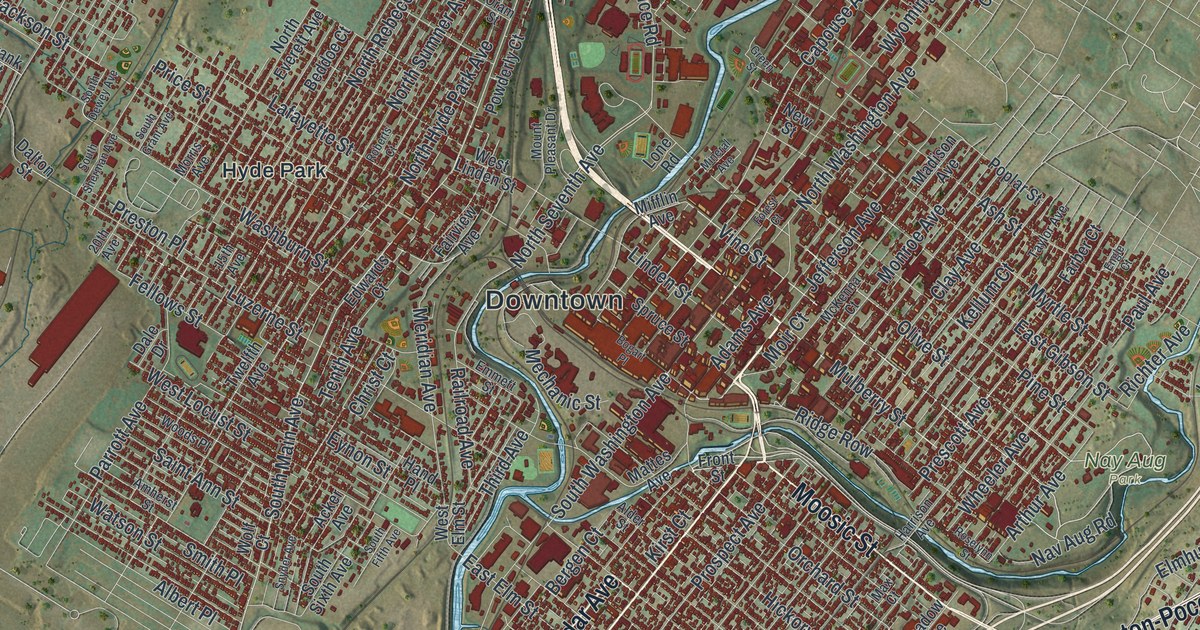 Map of Scranton, Pennsylvania in 2026