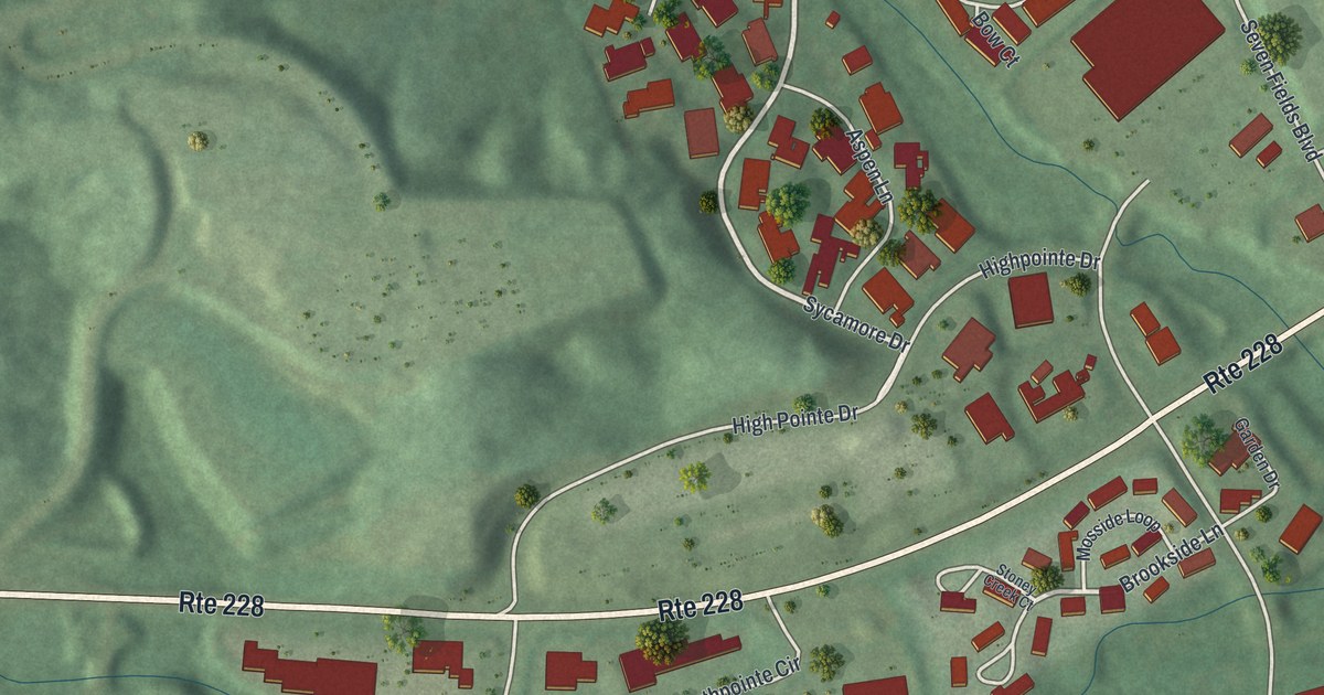 Map of Seven Fields, Pennsylvania in 2026