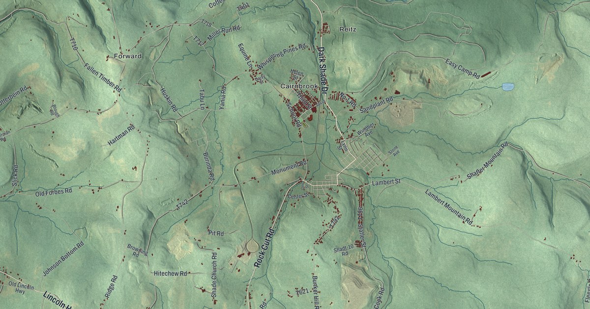 Map of Shade, Pennsylvania in 2026