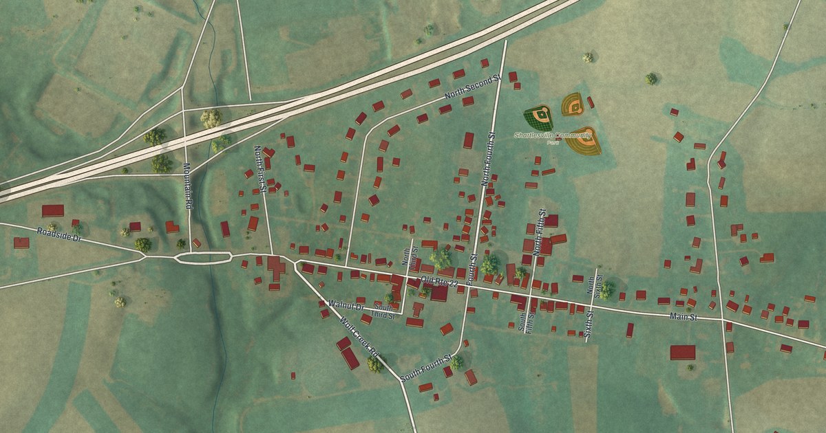 Map of Shartlesville, Pennsylvania in 2026