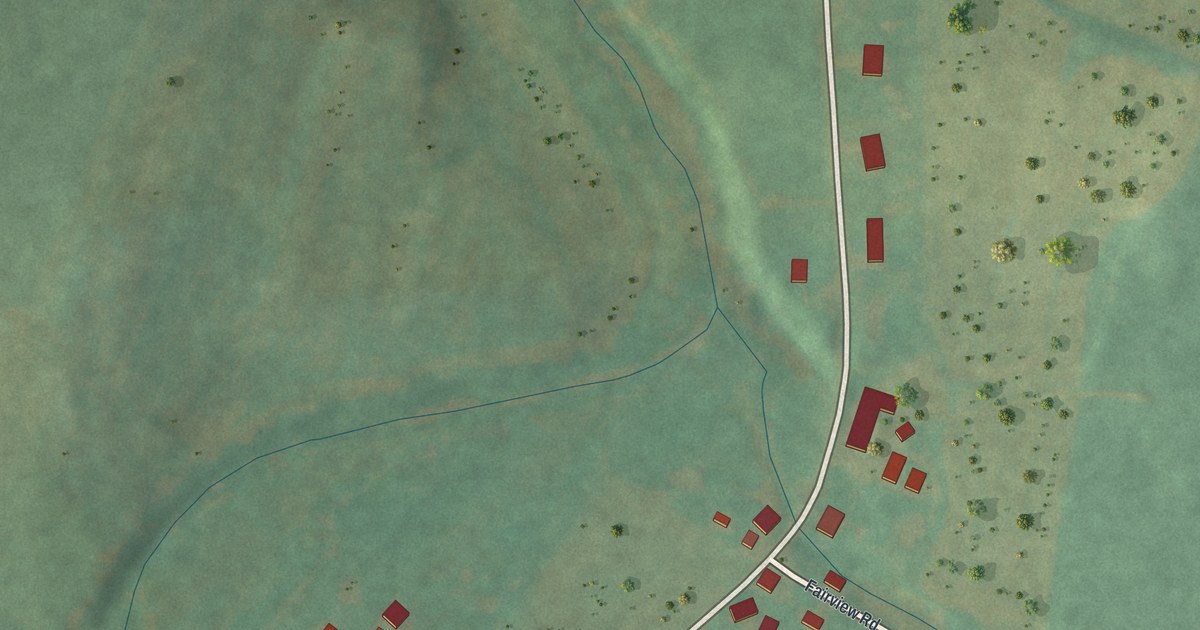 Detailed Map of Shellytown, Pennsylvania