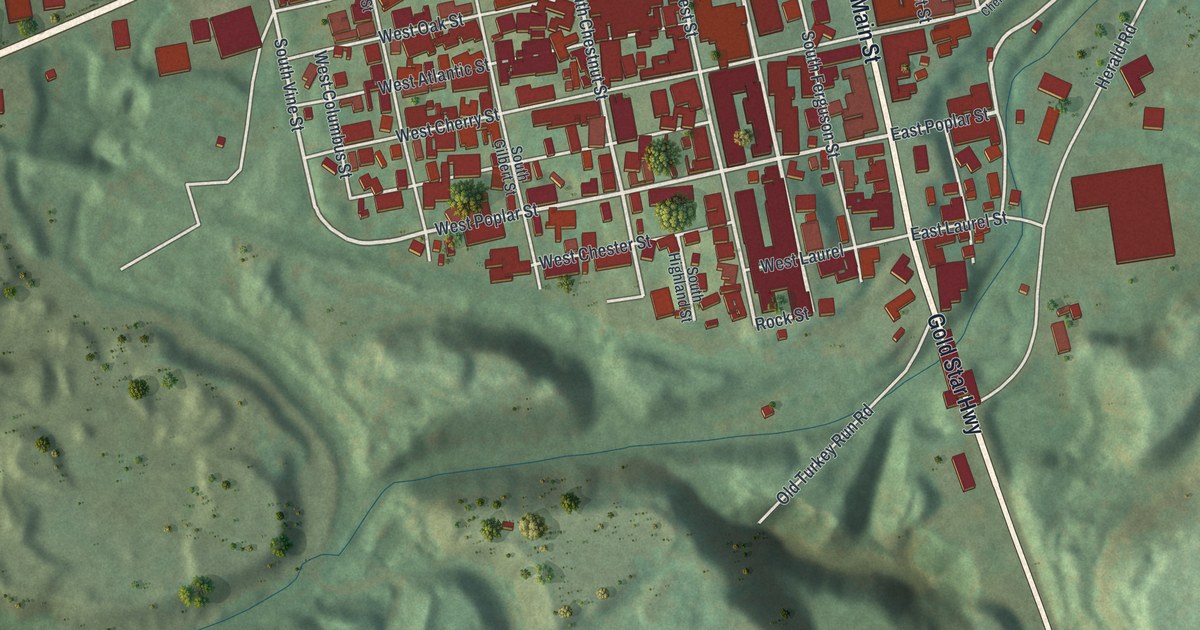 Map of Shenandoah, Pennsylvania in 2026