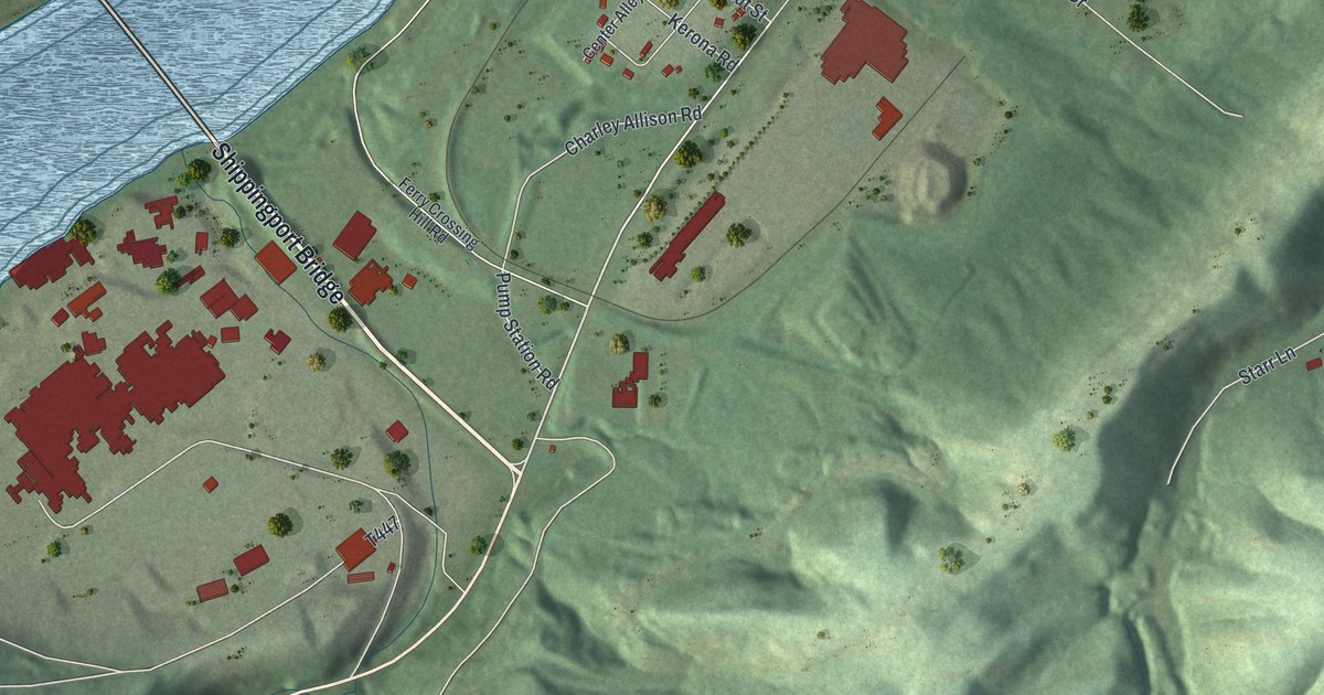 Map of Shippingport, Pennsylvania in 2026