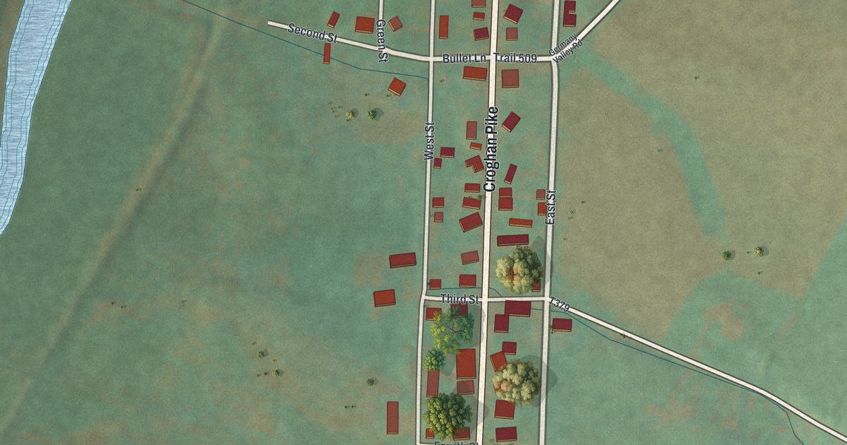 Map of Shirleysburg, Pennsylvania in 2026
