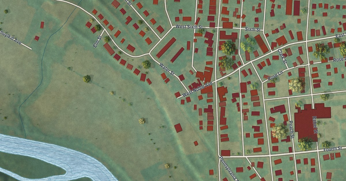 Map of Shoemakersville, Pennsylvania in 2026