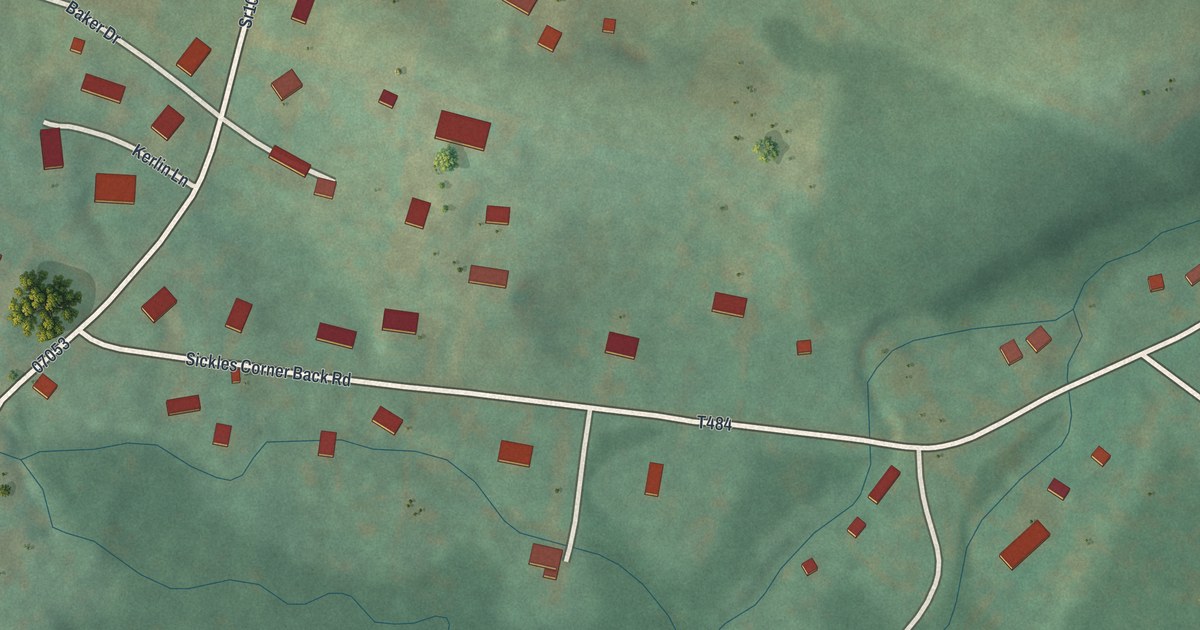 Map of Sickles Corner, Pennsylvania in 2026