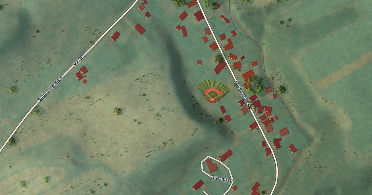 Map of Siglerville, Pennsylvania in 2026