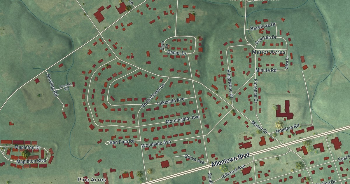 Map of Skyline View, Pennsylvania in 2026