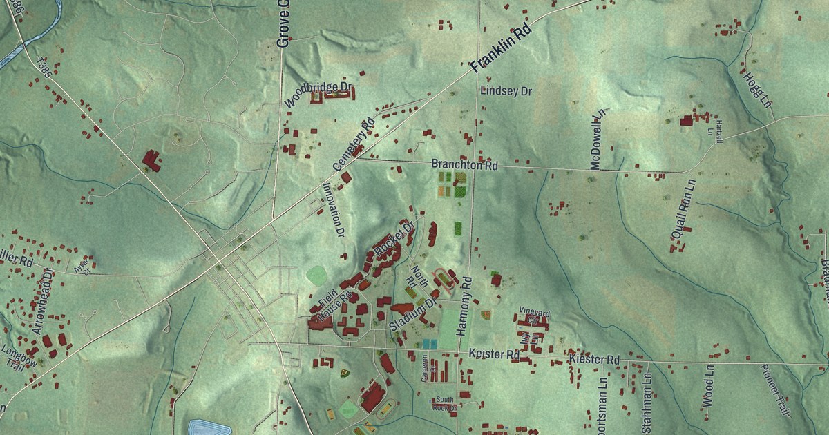 Map of Slippery Rock Township, Butler County, Pennsylvania in 2026