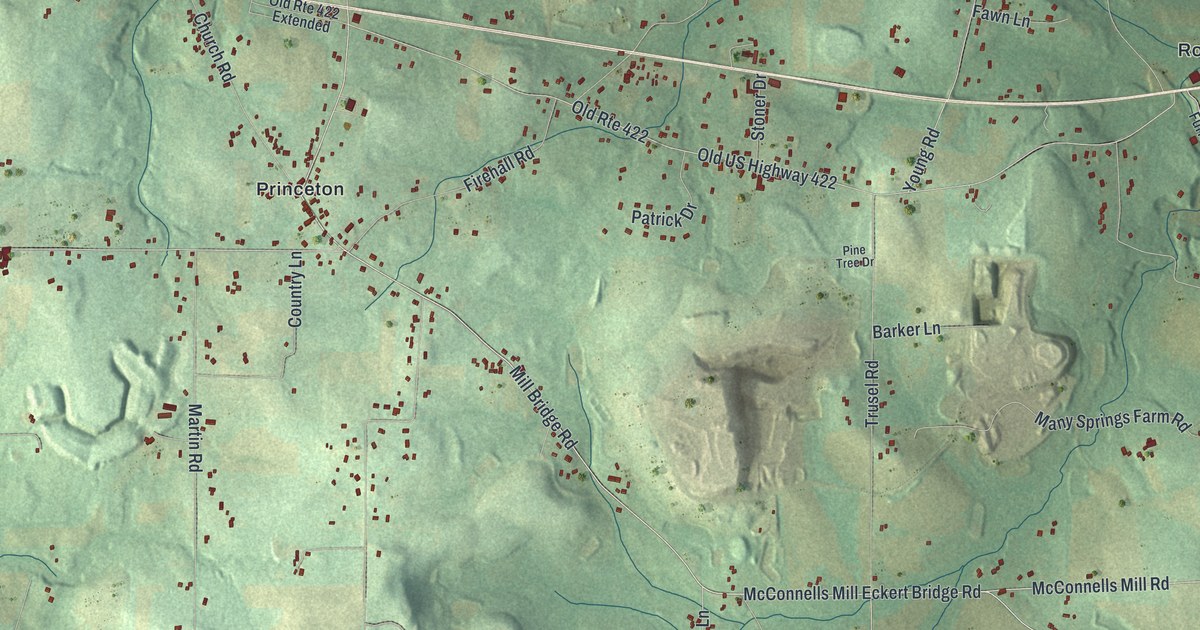 Map of Slippery Rock, Lawrence County, Pennsylvania in 2026