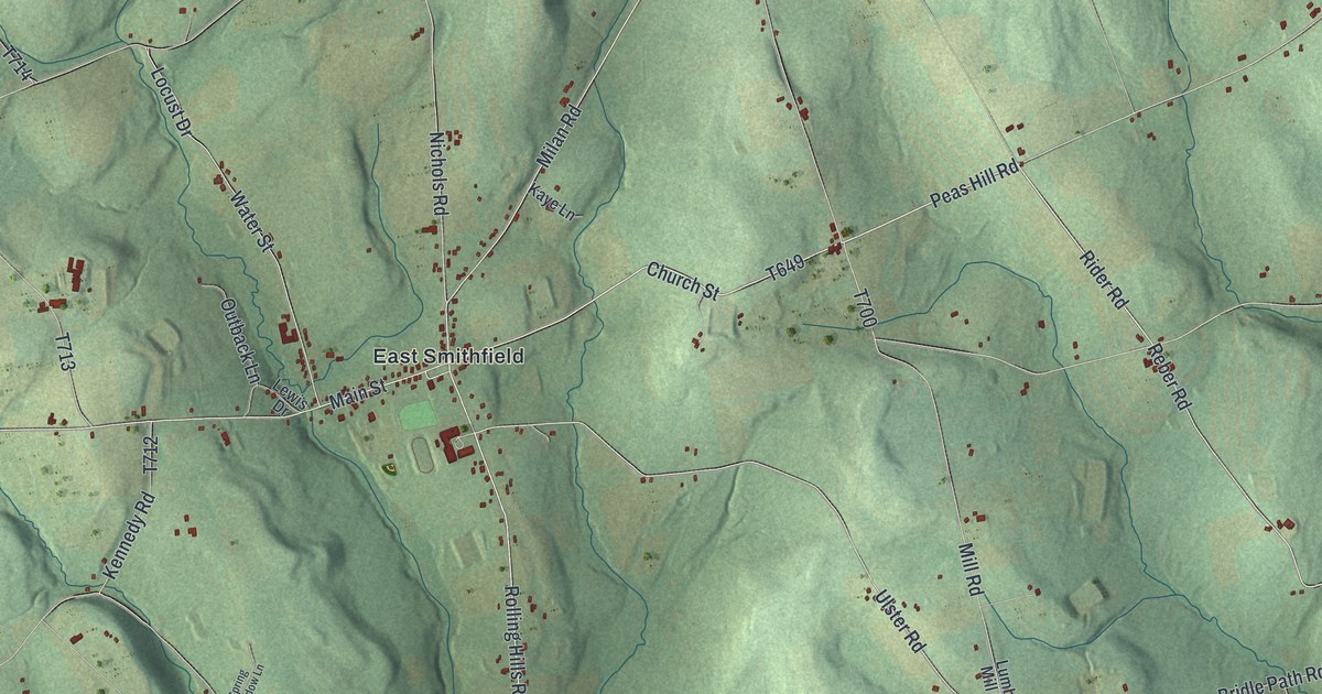 Map of Smithfield, Bradford County, Pennsylvania in 2026