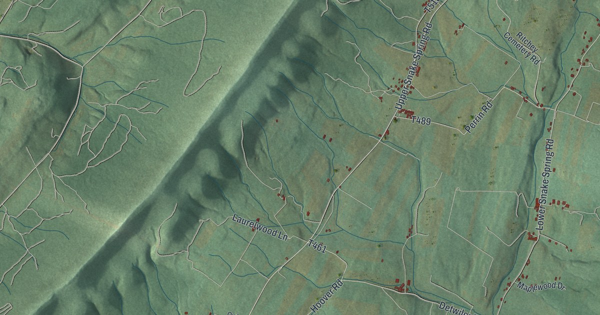 Map of Snake Spring, Pennsylvania in 2026