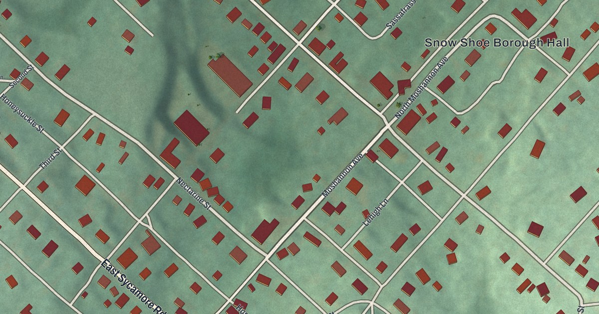 Map of Snow Shoe Borough, Pennsylvania in 2026