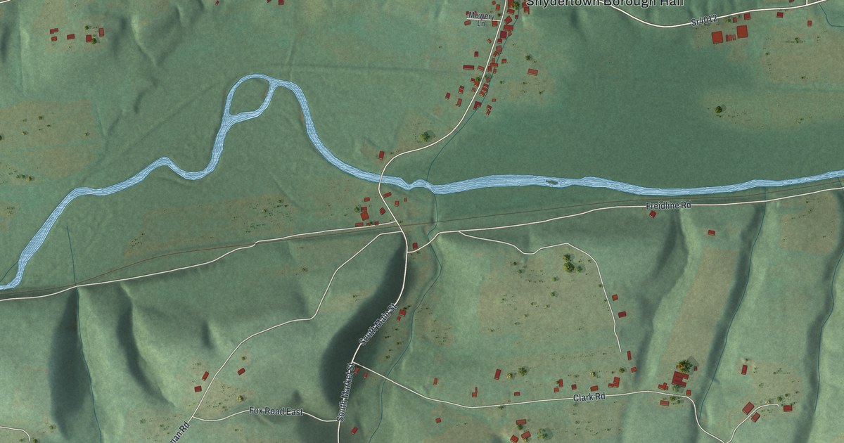 Map of Snydertown, Pennsylvania in 2026
