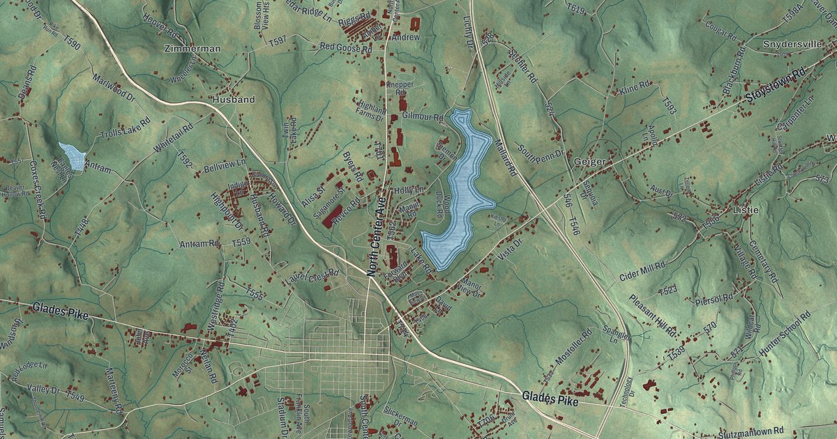 Map of Somerset Township, Somerset County, Pennsylvania in 2026