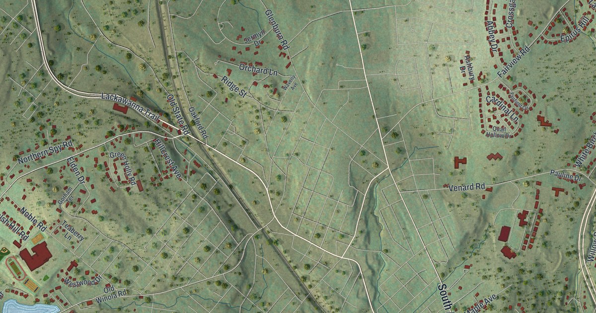 Map of South Abington, Pennsylvania in 2026