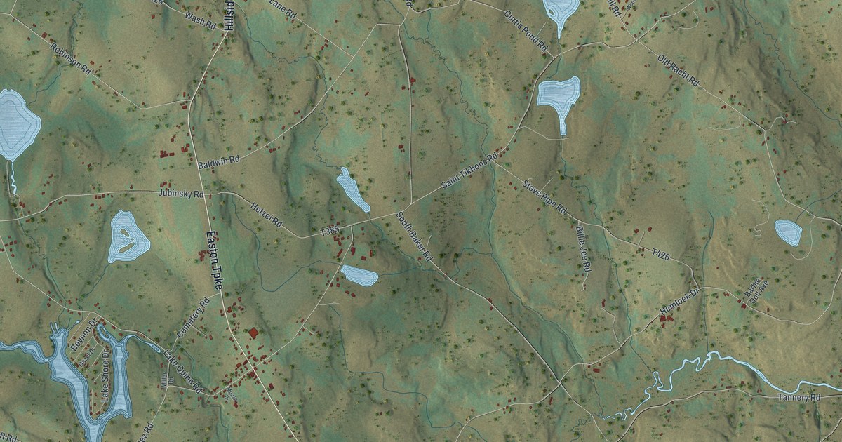 Map of South Canaan, Pennsylvania in 2026