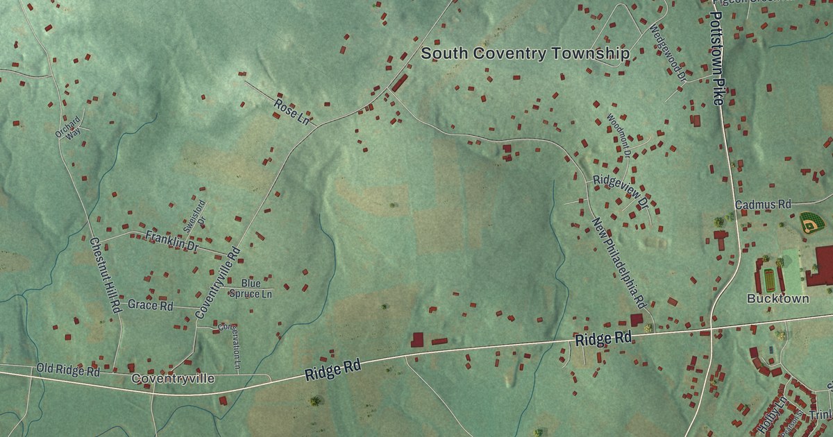 Map of South Coventry, Pennsylvania in 2026
