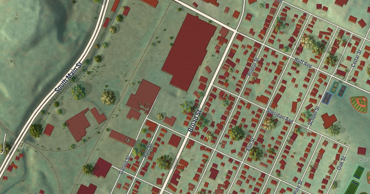 Map of South Greensburg, Pennsylvania in 2026