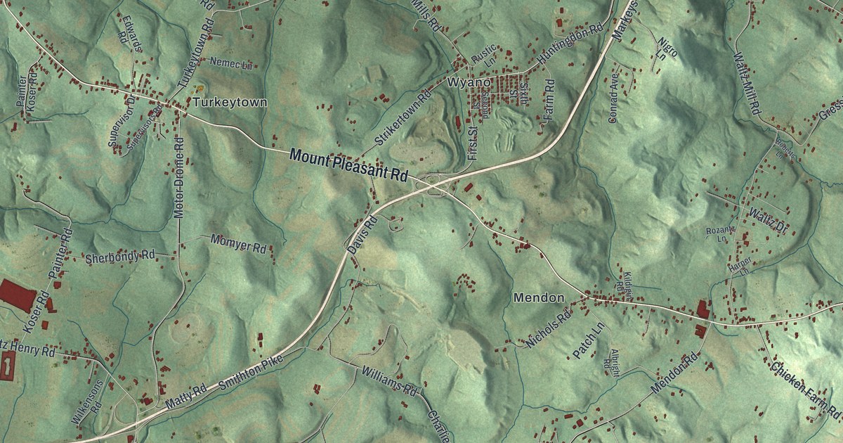 Map of South Huntingdon, Pennsylvania in 2026