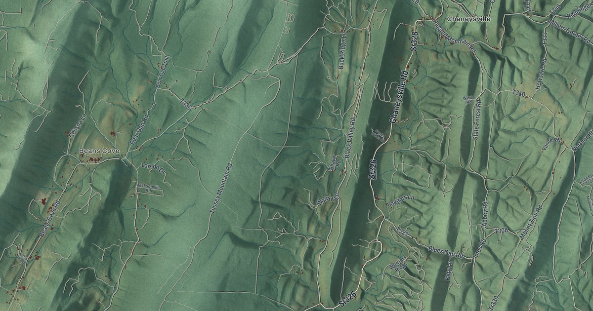 Map of Southampton, Bedford County, Pennsylvania in 2026