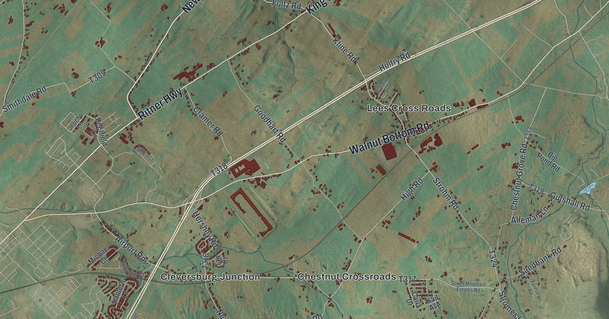 Map of Southampton, Cumberland County, Pennsylvania in 2026