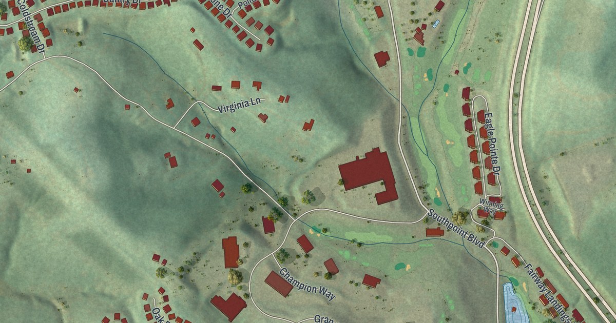 Map of Southpointe, Pennsylvania in 2026