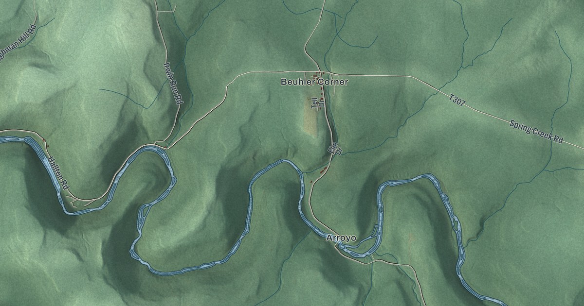 Map of Spring Creek, Elk County, Pennsylvania in 2026