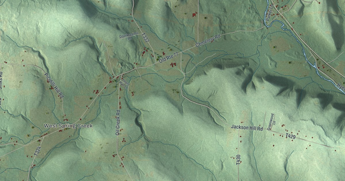 Map of Spring Creek, Warren County, Pennsylvania in 2026