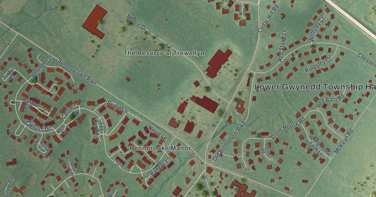 Map of Spring House, Pennsylvania in 2026