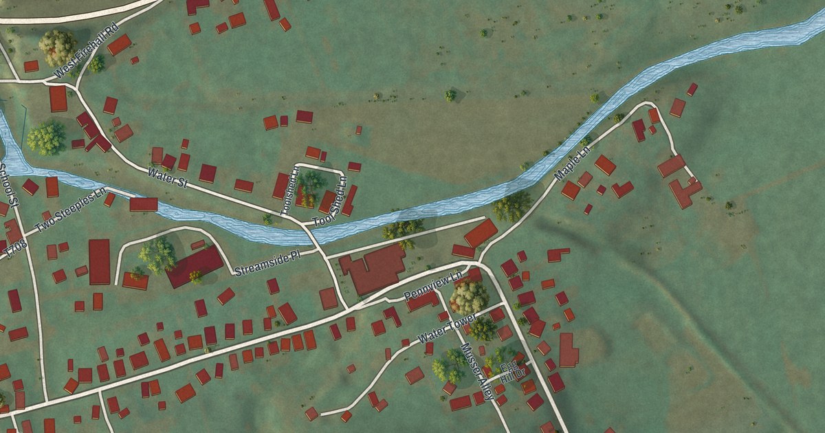 Map of Spring Mills, Pennsylvania in 2026