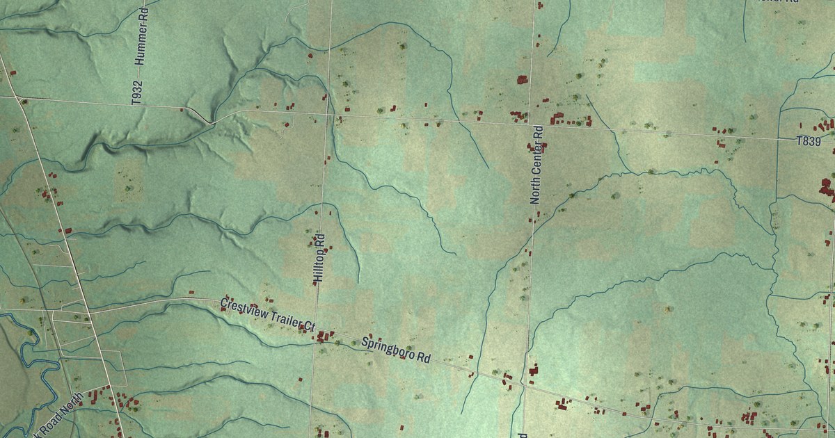 Map of Spring, Crawford County, Pennsylvania in 2026