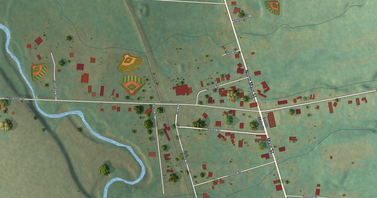 Map of Springboro, Pennsylvania in 2026